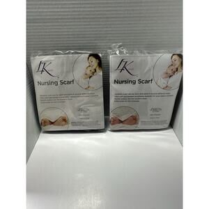 LK Baby Nursing Scarf Cover Breastfeeding Shawl Lightweight Multi-Use Wrap NEW 2